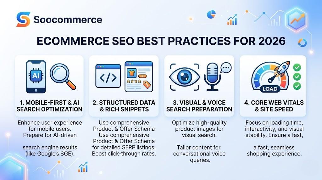 Ecommerce SEO Best Practices for 2026 | Soocommerce