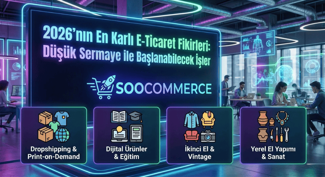 2026’nın En Karlı E-Ticaret Fikirleri: Düşük Sermaye ile Başlanabilecek İşler