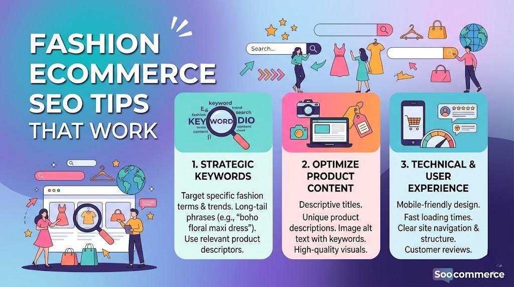 Fashion Ecommerce SEO Tips That Work | Soocommerce