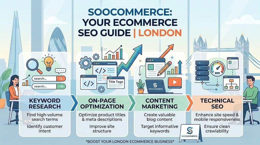 Ecommerce SEO Agency London Guide | Soocommerce
