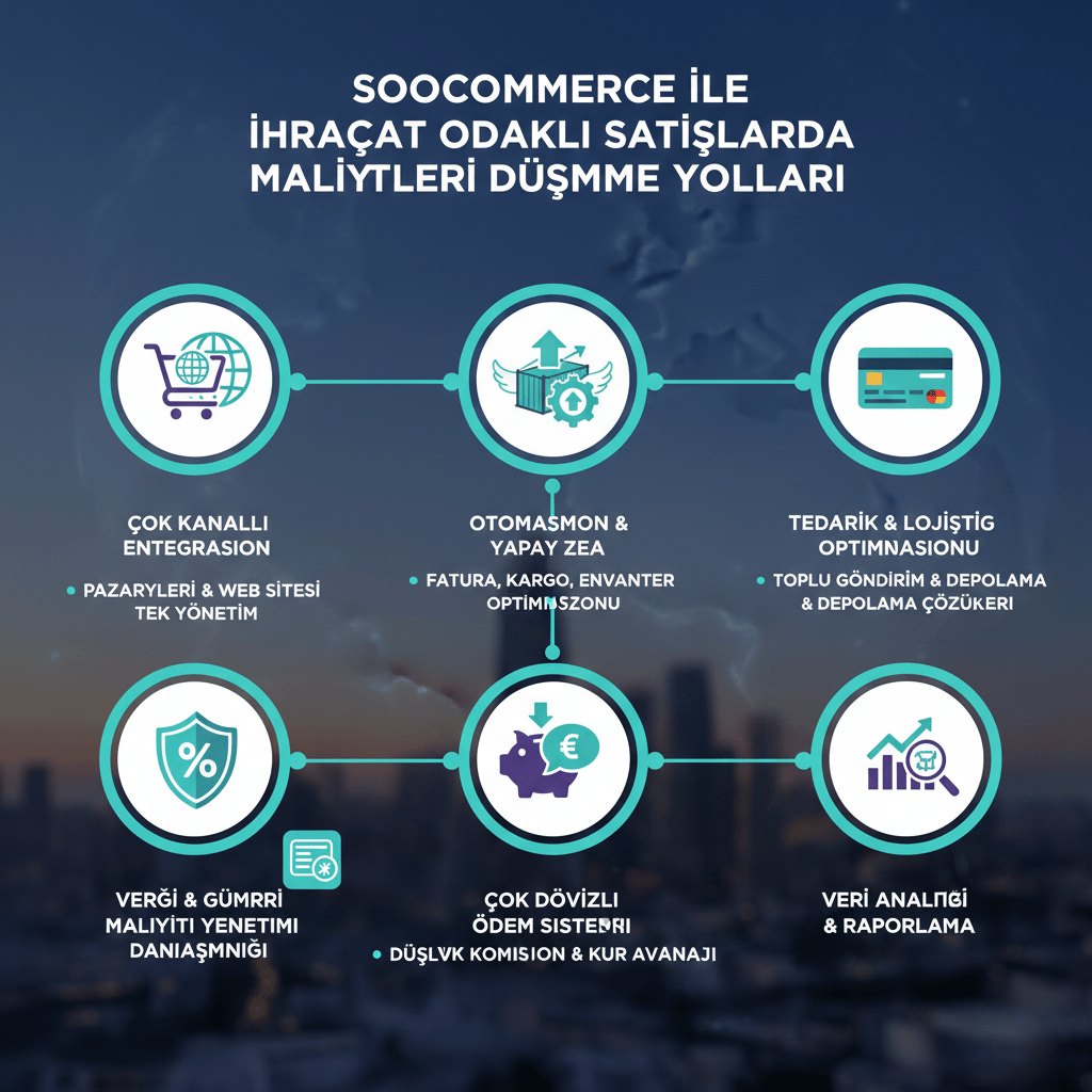 Soocommerce İhracat Odaklı Satışlarda Maliyetleri Düşürme Yolları