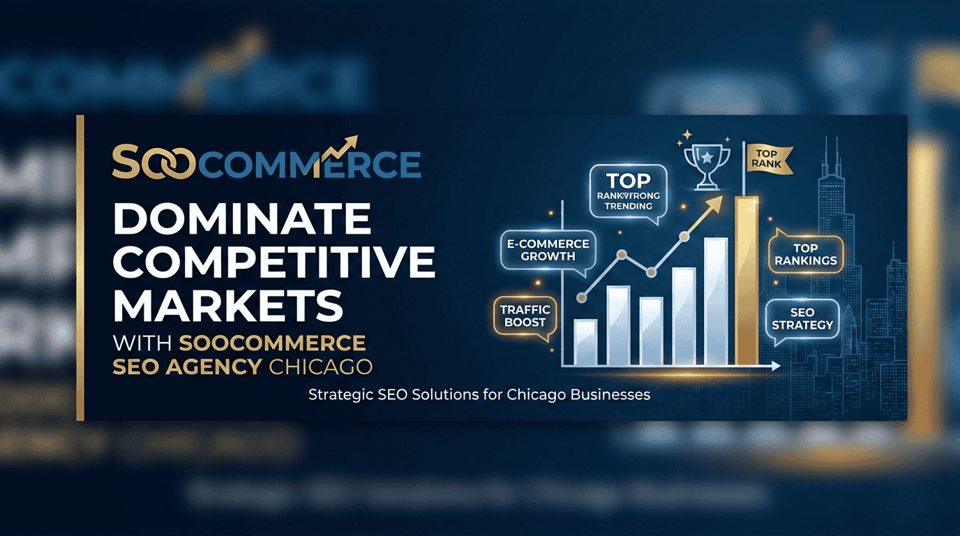 Dominate Competitive Markets with Soocommerce SEO Agency Chicago
