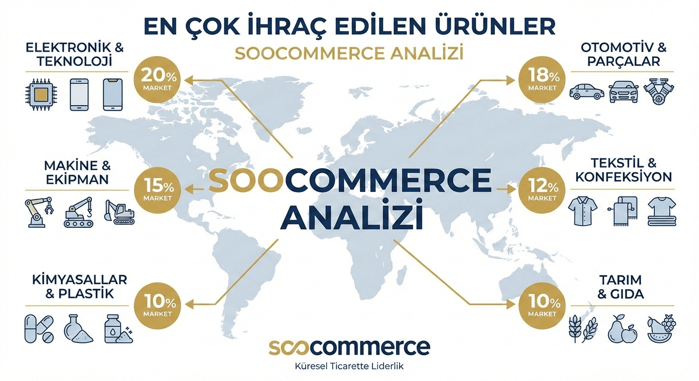 Türkiye’nin En Çok İhraç Ettiği Ürünler: Güncel ve Kapsamlı Rehber