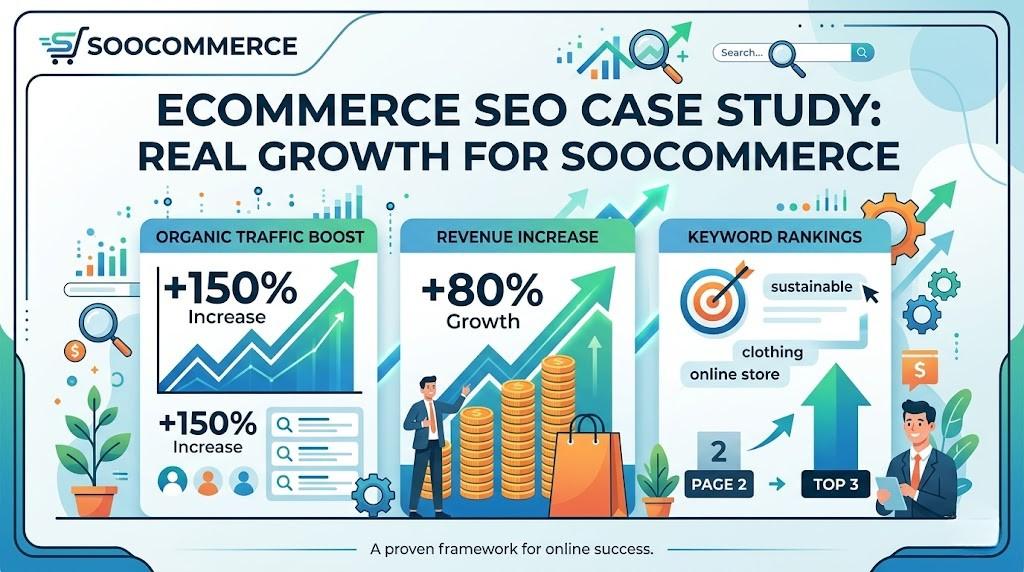 Ecommerce SEO Case Study: Real Growth | Soocommerce