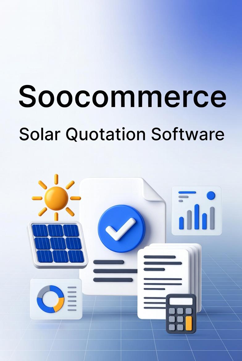 Soocommerce Solar Quotation Software for Accurate Project Pricing