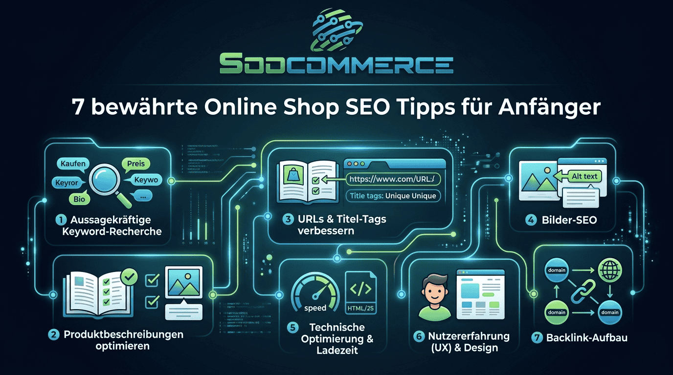 Soocommerce: 7 bewährte Online Shop SEO Tipps für Anfänger