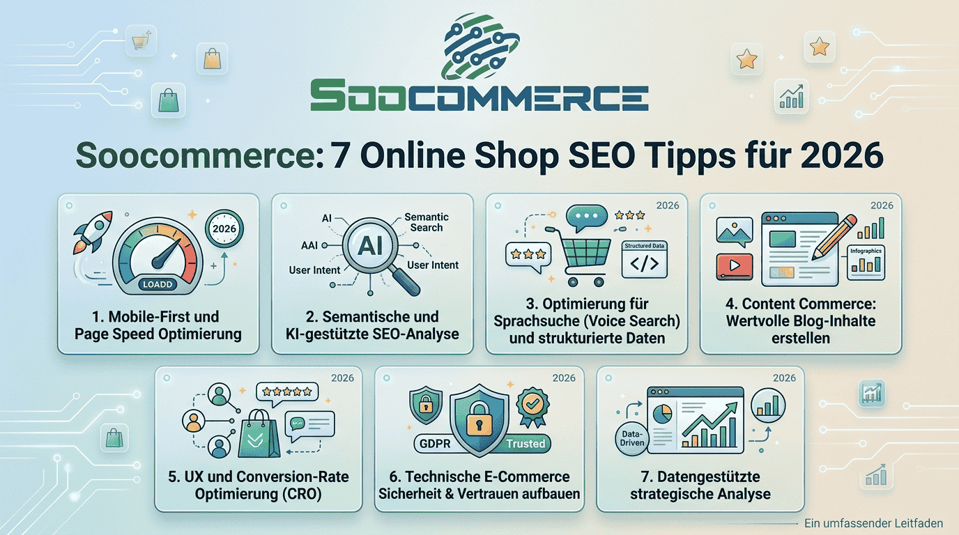 Soocommerce: 7 Online Shop SEO Tipps für 2026