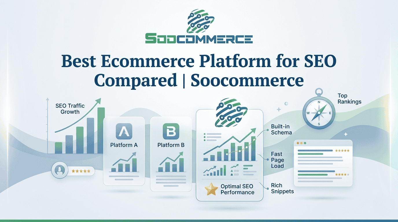 Best Ecommerce Platform for SEO Compared | Soocommerce