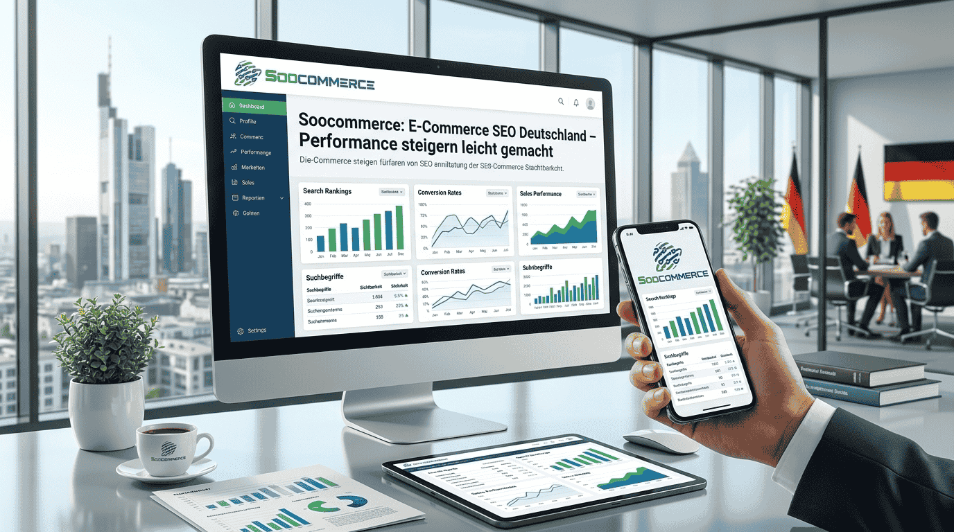 Soocommerce: E‑Commerce SEO Deutschland – Performance steigern leicht gemacht