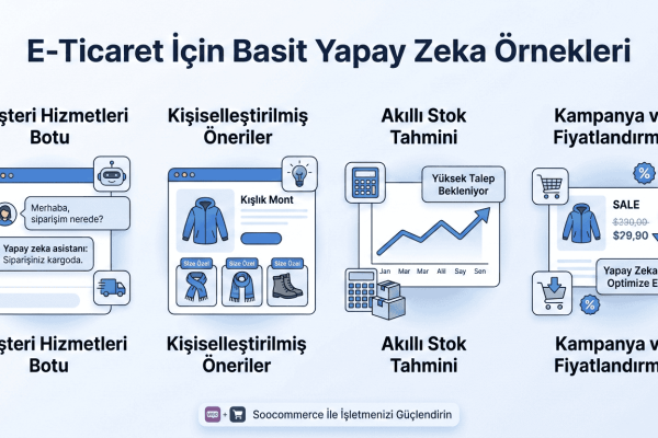 Basit Yapay Zeka Örnekleri: Soocommerce ile Pratik Projeler