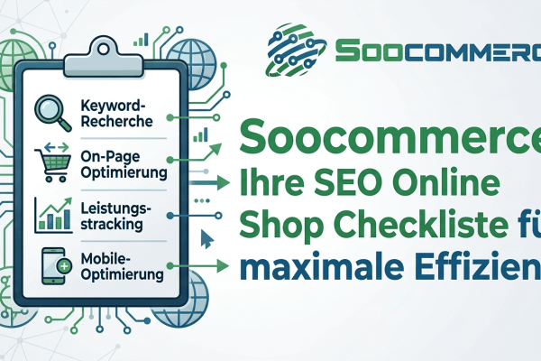 Soocommerce: Ihre SEO Online Shop Checkliste für maximale Effizienz