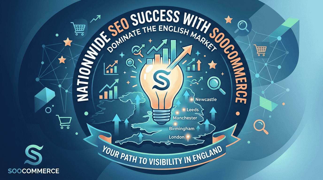 Nationwide SEO Success with Soocommerce in England
