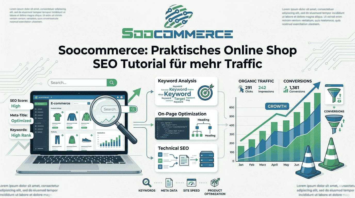 Soocommerce: Praktisches Online Shop SEO Tutorial für mehr Traffic