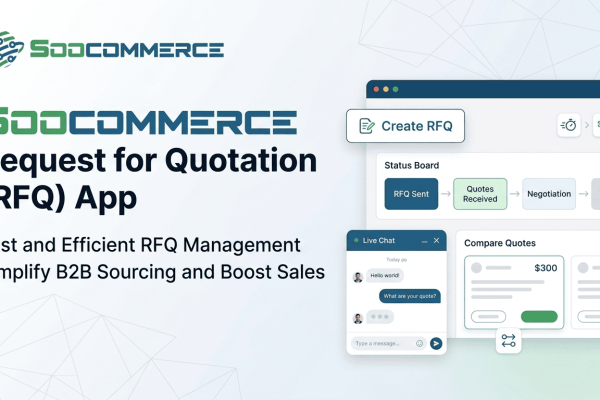 Soocommerce Request for Quotation App for Faster RFQ Management