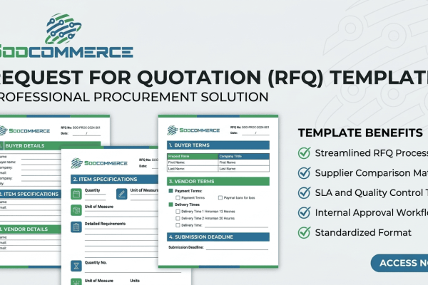 Soocommerce Request for Quotation Template for Professional Procurement