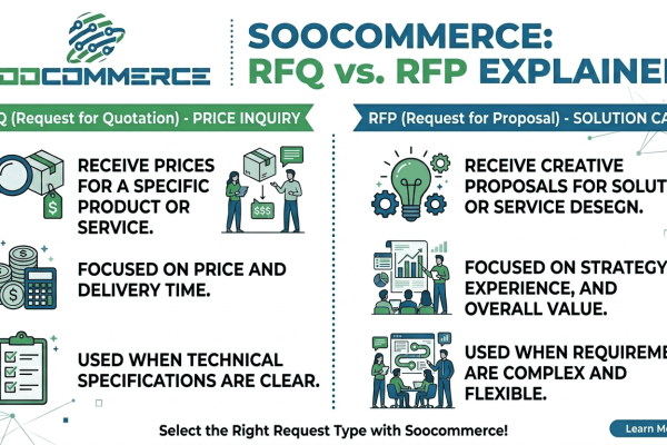 Soocommerce Request for Quotation and Request for Proposal Explained