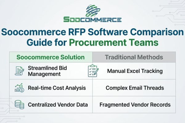 Soocommerce RFP Software Comparison Guide for Procurement Teams