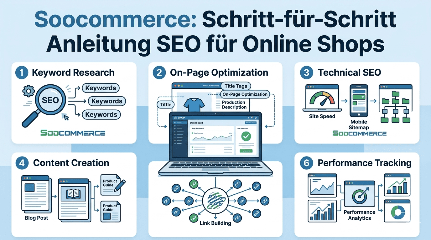 Soocommerce: Schritt-für-Schritt Anleitung SEO für Online Shops