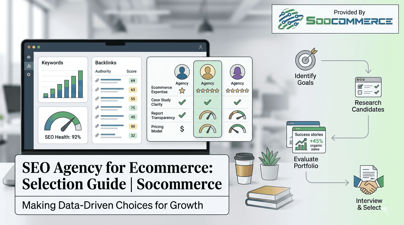 SEO Agency for Ecommerce: Selection Guide | Soocommerce