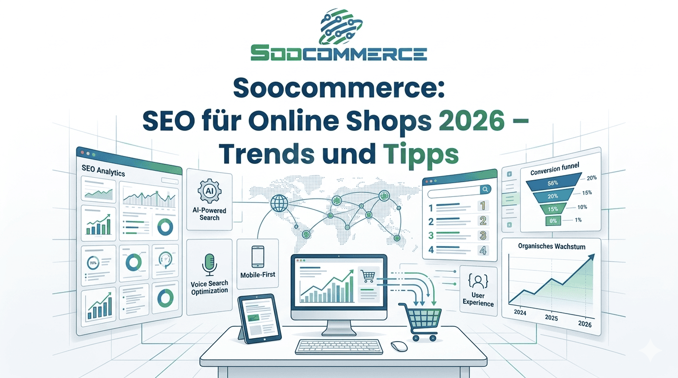 Soocommerce: SEO für Online Shops 2026 – Trends und Tipps