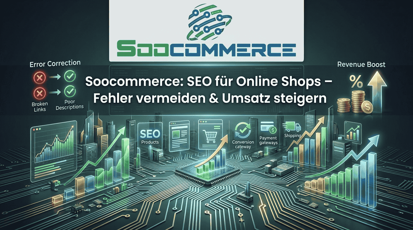 Soocommerce: SEO für Online Shops – Fehler vermeiden & Umsatz steigern