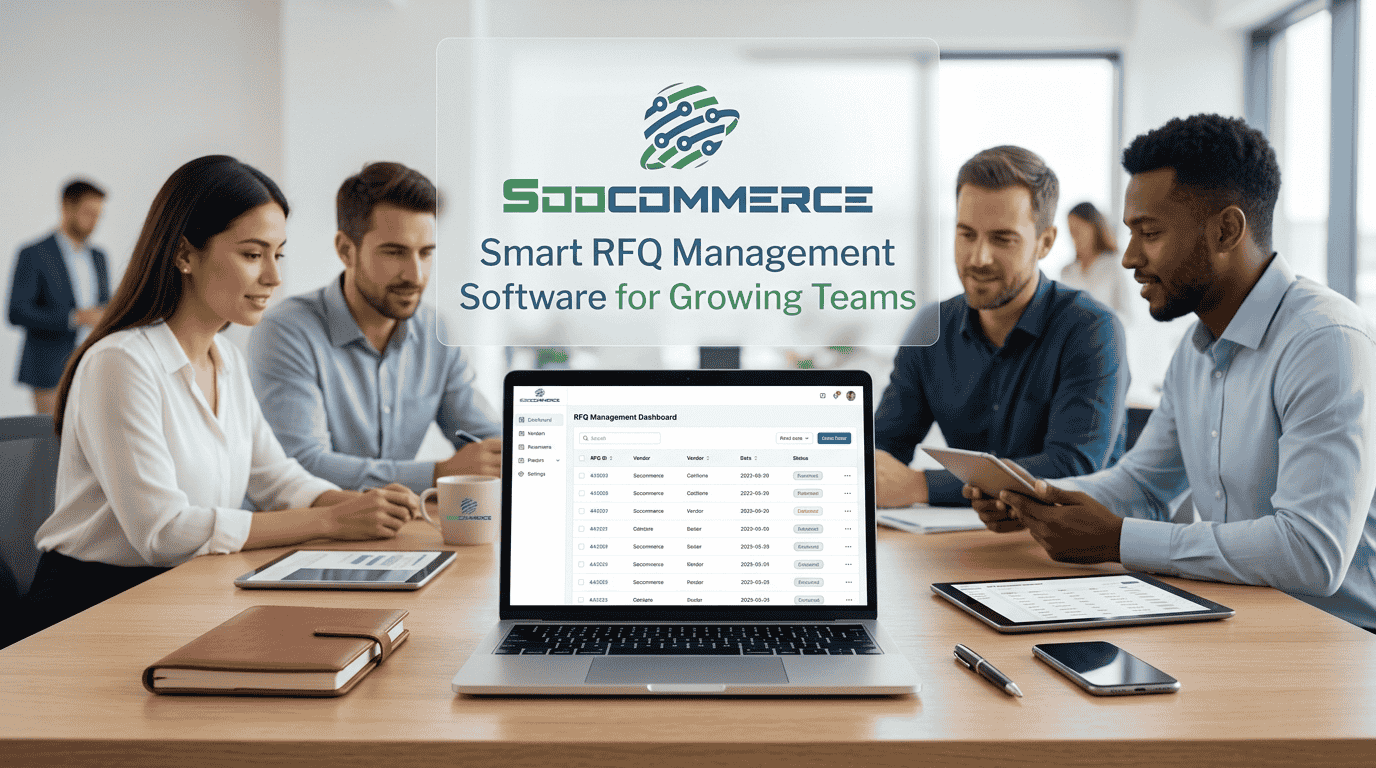 Soocommerce Smart RFQ Management Software for Growing Teams
