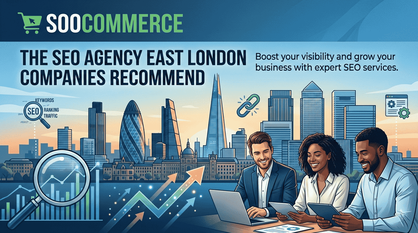 Soocommerce: The SEO Agency East London Companies Recommend