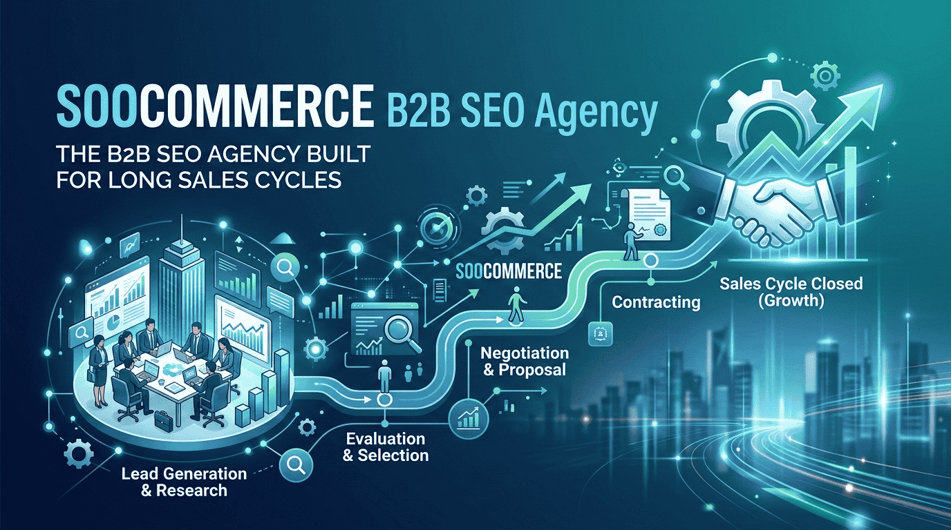 Soocommerce: The B2B SEO Agency Built for Long Sales Cycles
