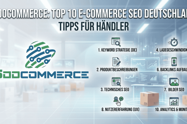 Soocommerce: Top 10 E‑Commerce SEO Deutschland Tipps für Händler