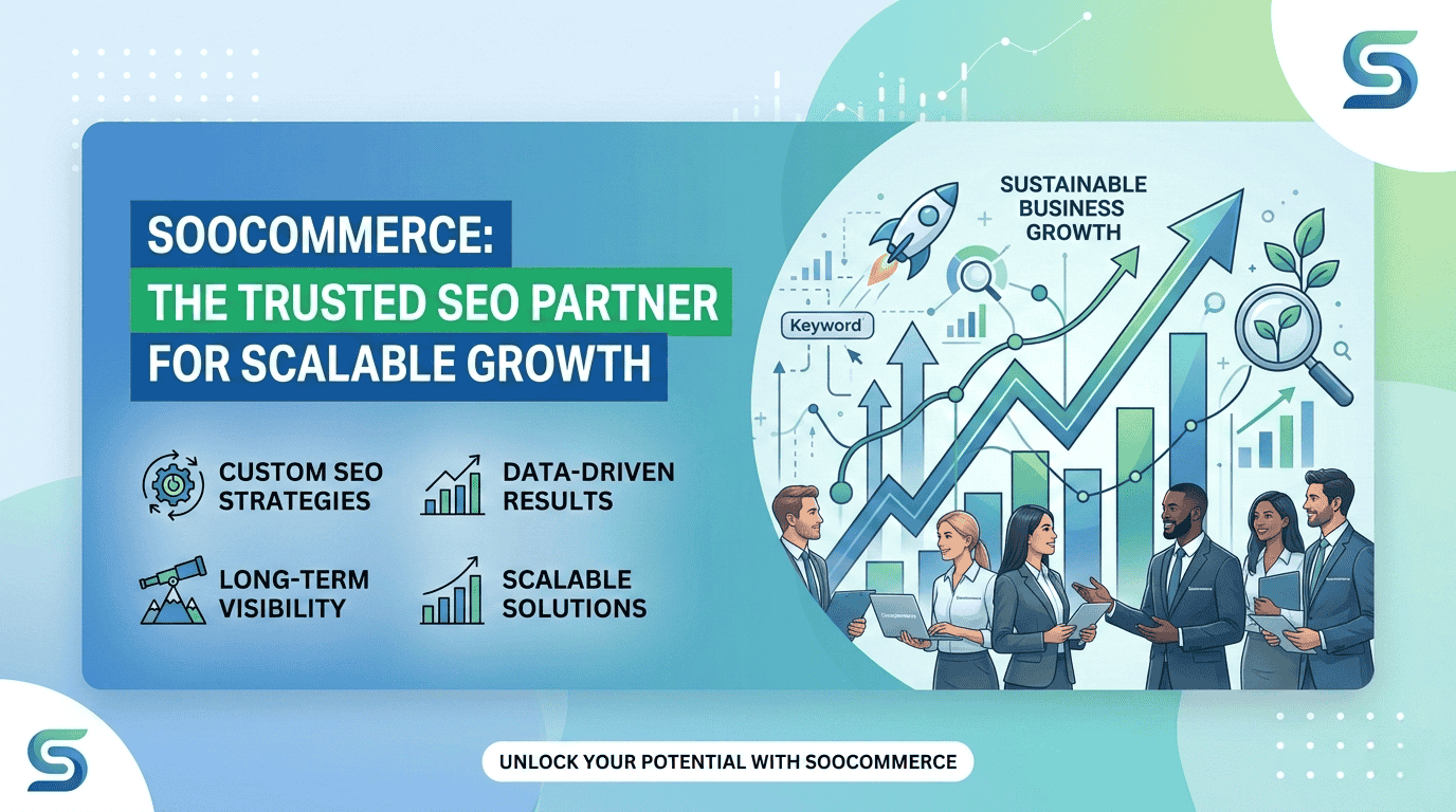 Why Soocommerce Is the SEO Company Businesses Trust for Scalable Growth